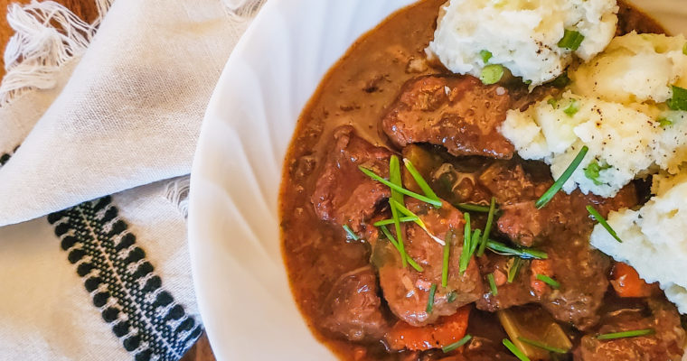 Irish Comfort (Beef & Guinness Stew)