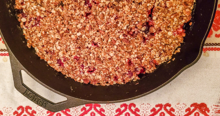 Cranberry Orange Crisp