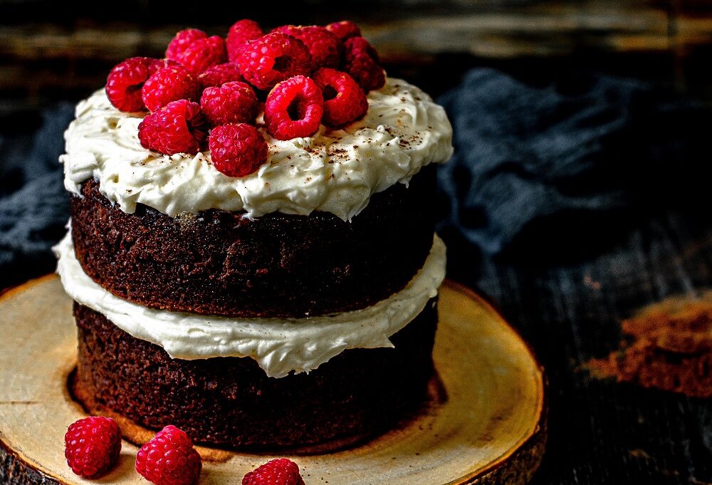 Berry Guinness Chocolate Cake