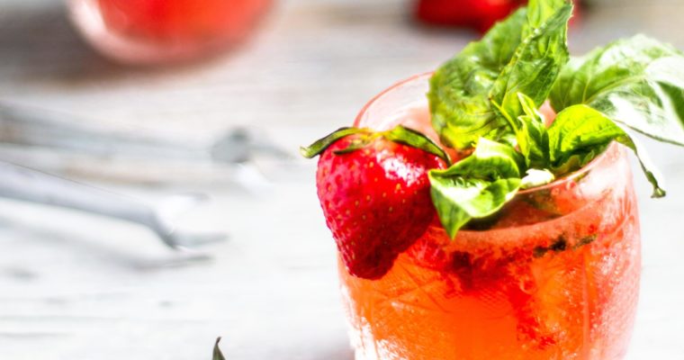 Strawberry Basil Cocktail