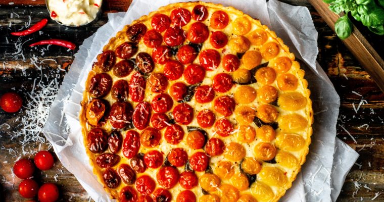 Tomato Bechamel Tart