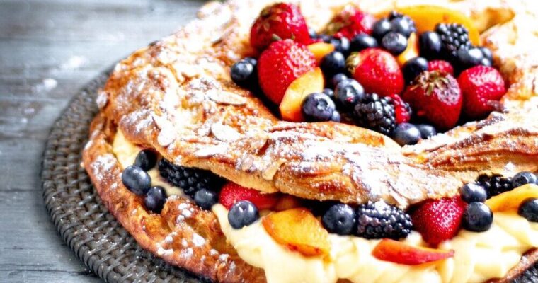 Paris-Brest with Summer Fruits and Creme Moussaline